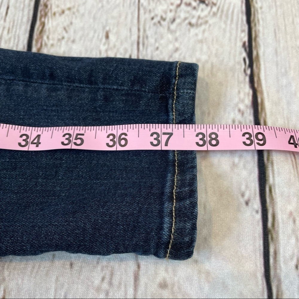 Banana Republic Denim Mid-Rise Skinny Jeans Dark Wash Size 26 with 27” Inseam - Picture 14 of 14